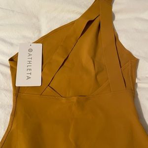 Athleta Yellow Bodysuit